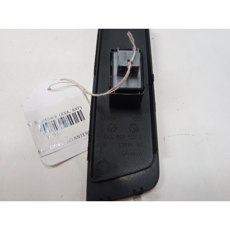 Recambio de mando elevalunas delantero derecho para audi a1 sportback (8xa, 8xf) 1.2 tfsi referencia OEM IAM   