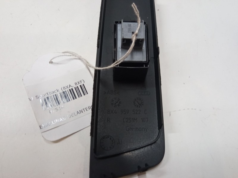 Recambio de mando elevalunas delantero derecho para audi a1 sportback (8xa, 8xf) 1.2 tfsi referencia OEM IAM   