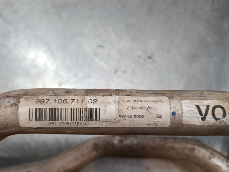 Recambio de tubo agua para porsche cayman (987) s 3.4 referencia OEM IAM 99710671102  