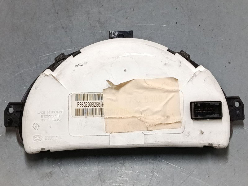 Recambio de cuadro instrumentos para citroën c2 (jm_) 1.4 hdi referencia OEM IAM 9652008280  