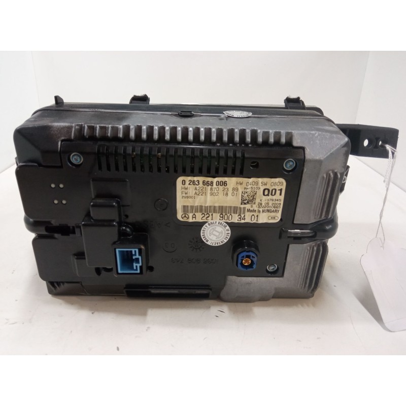 Recambio de pantalla multifuncion para mercedes-benz clase s (w221, v221) s 400 hybrid (221.095, 221.195) referencia OEM IAM A22