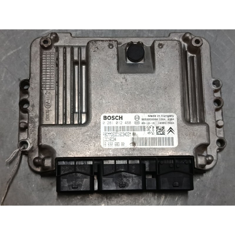 Recambio de centralita motor uce para citroën xsara picasso (n68) 1.6 hdi referencia OEM IAM 0281012468 9653958980 9663268380