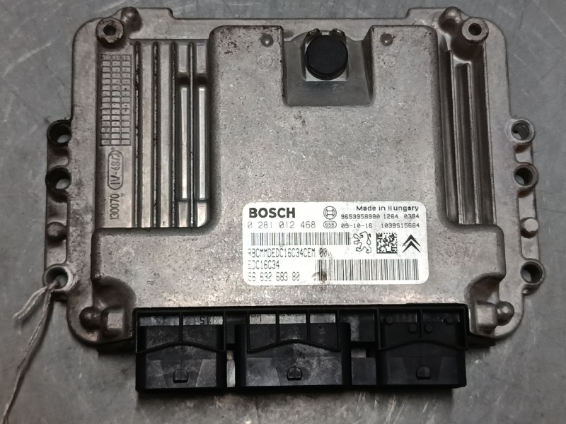 Recambio de centralita motor uce para citroën xsara picasso (n68) 1.6 hdi referencia OEM IAM 0281012468 9653958980 9663268380 Recambio de centralita motor uce para citroën xsara picasso (n68) 1.6 hdi referencia OEM IAM 0281012468 9653958980 9663268380