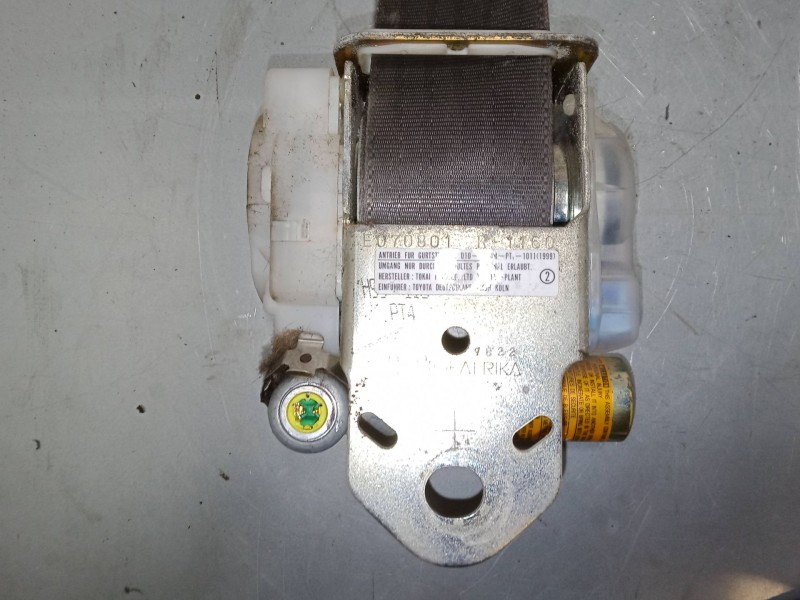Recambio de cinturon seguridad delantero izquierdo para toyota yaris verso (_p2_) 1.3 (ncp20_, ncp22_) referencia OEM IAM   
