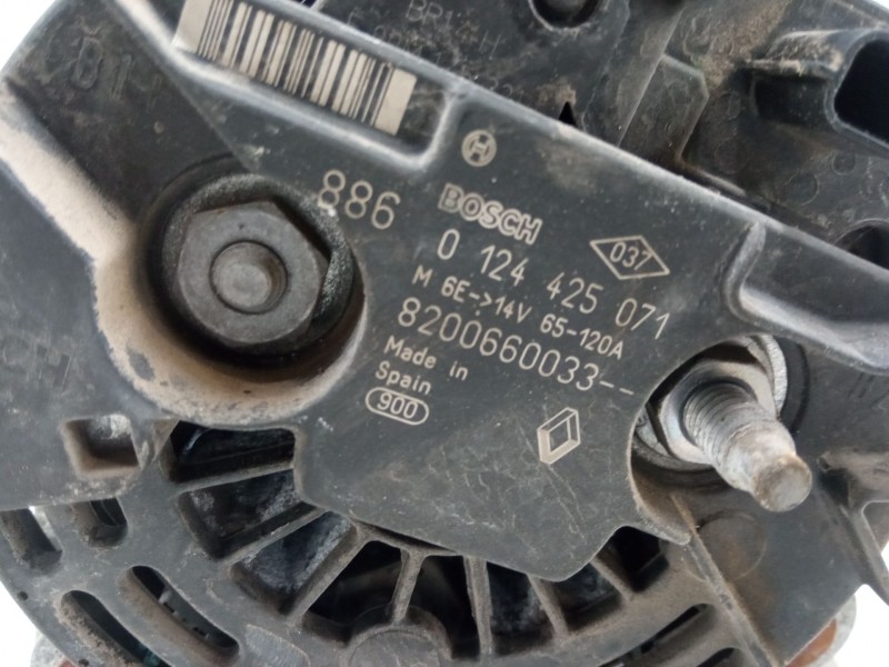 Recambio de alternador para renault clio iii grandtour (kr0/1_) 1.5 dci (kr0f) referencia OEM IAM 0124425071  