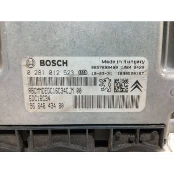 CENTRALITA MOTOR UCE 9657699480 9664843480 EDC16C34 0281012523