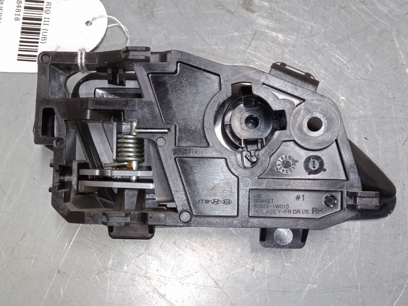 Recambio de maneta interior puerta delantera derecha para kia rio iii (ub) 1.1 crdi referencia OEM IAM   