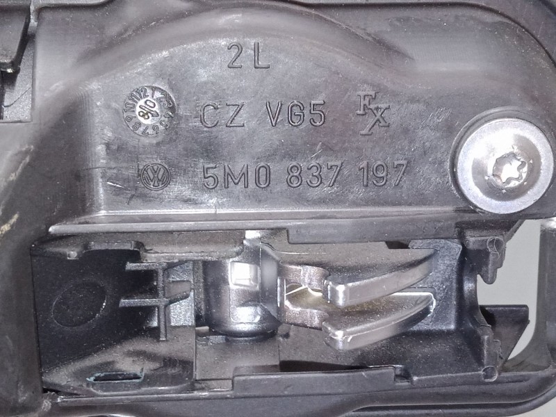 Recambio de maneta interior puerta trasera izquierda para volkswagen golf plus v (5m1, 521) 1.9 tdi referencia OEM IAM   