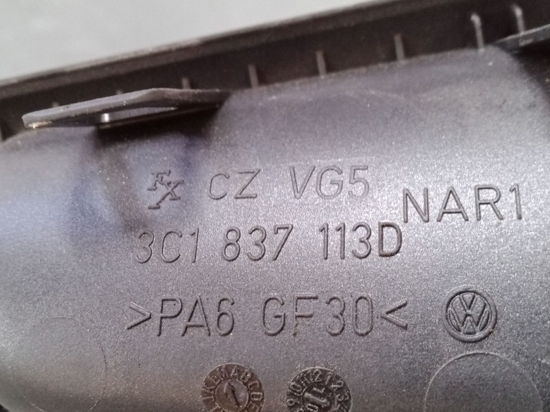 Recambio de maneta interior puerta delantera izquierda para volkswagen passat b6 variant (3c5) 2.0 tdi referencia OEM IAM   