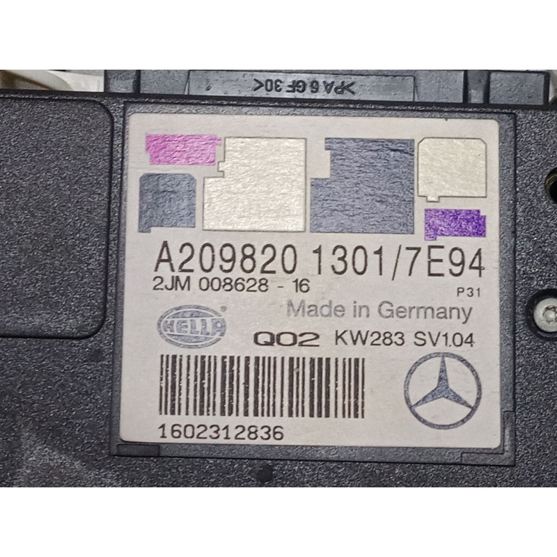 Recambio de luz interior delantera central para mercedes-benz clk (c209) clk 200 kompressor (209.342) referencia OEM IAM   