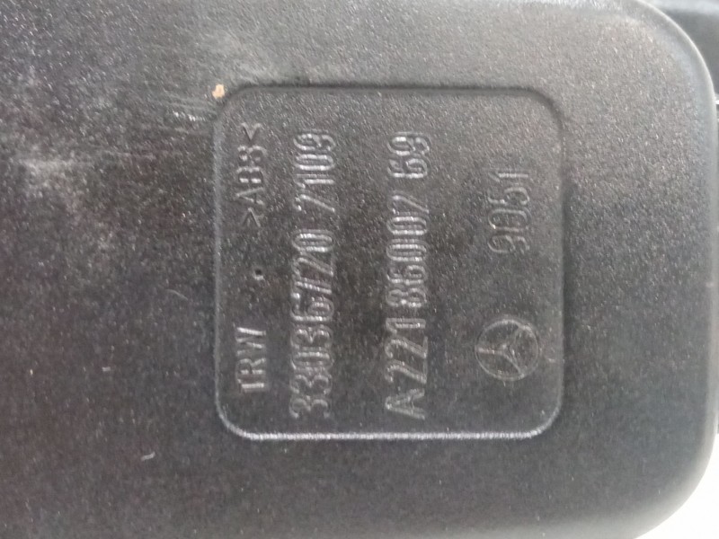 Recambio de anclaje cinturon trasero derecho para mercedes-benz clase s (w221, v221) s 400 hybrid (221.095, 221.195) referencia 