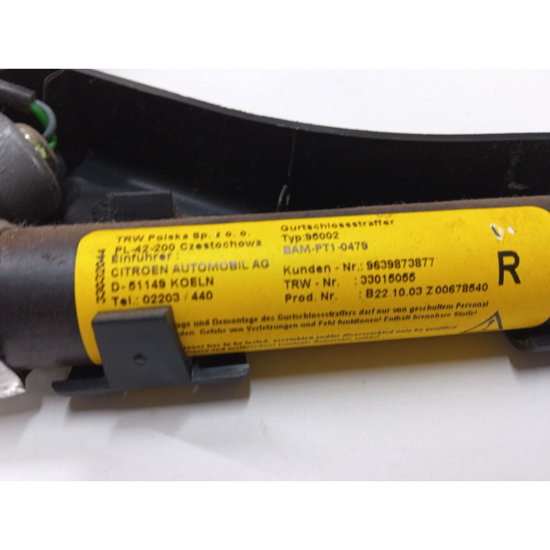 Recambio de anclaje cinturon delantero derecho para citroën c3 i (fc_, fn_) 1.4 i referencia OEM IAM   