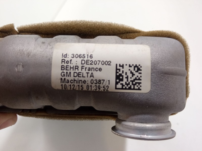 Recambio de radiador calefaccion para opel zafira tourer c (p12) 1.6 cdti (75) referencia OEM IAM DE207002  