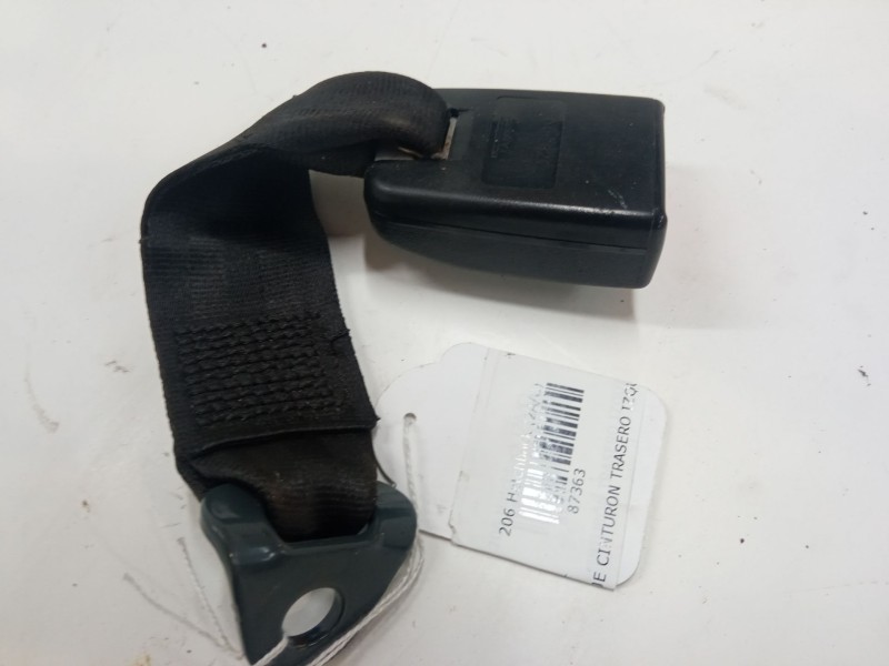 Recambio de anclaje cinturon trasero izquierdo para peugeot 206 hatchback (2a/c) 1.9 d referencia OEM IAM   
