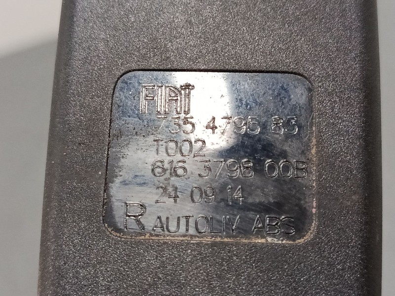 Recambio de anclaje cinturon delantero derecho para fiat doblo cargo (263_) 1.3 d multijet referencia OEM IAM   