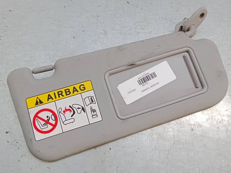 Recambio de parasol derecho para kia rio iii (ub) 1.1 crdi referencia OEM IAM   