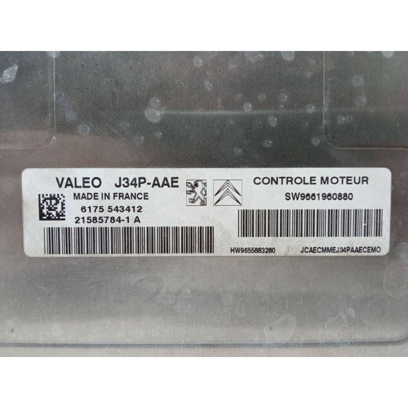 Recambio de centralita motor uce para peugeot 206 hatchback (2a/c) 1.4 i referencia OEM IAM 21585784-1A  