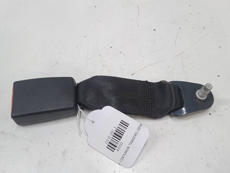 Recambio de anclaje cinturon trasero derecho para citroën c3 ii (sc_) 1.4 referencia OEM IAM   
