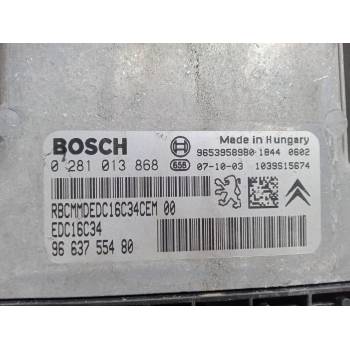 CENTRALITA MOTOR UCE 9663754480 EDC16C34 0281013868