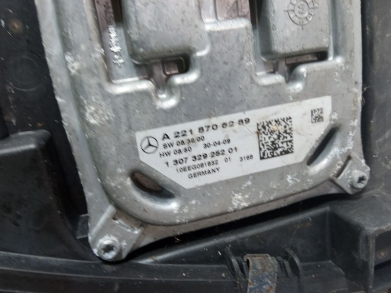 Recambio de faro izquierdo para mercedes-benz clase s (w221, v221) s 400 hybrid (221.095, 221.195) referencia OEM IAM A221870628