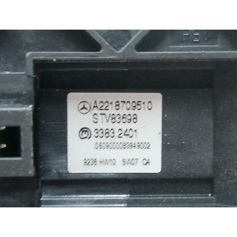 Recambio de mando elevalunas trasero izquierdo para mercedes-benz clase s (w221, v221) s 400 hybrid (221.095, 221.195) referenci