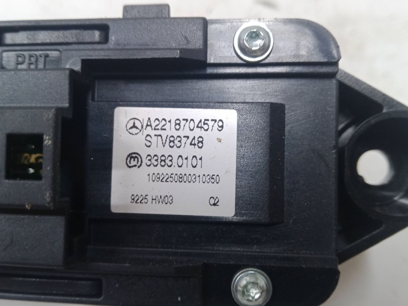 Recambio de mando elevalunas delantero derecho para mercedes-benz clase s (w221, v221) s 400 hybrid (221.095, 221.195) referenci