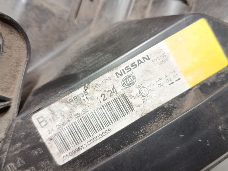 Recambio de faro izquierdo para nissan qashqai i (j10, nj10) 1.5 dci referencia OEM IAM   