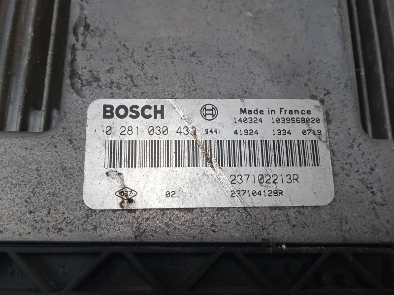 Recambio de centralita motor uce para dacia dokker monospace (ke_) 1.5 dci (keaj, keah) referencia OEM IAM 0281030439 237104128R