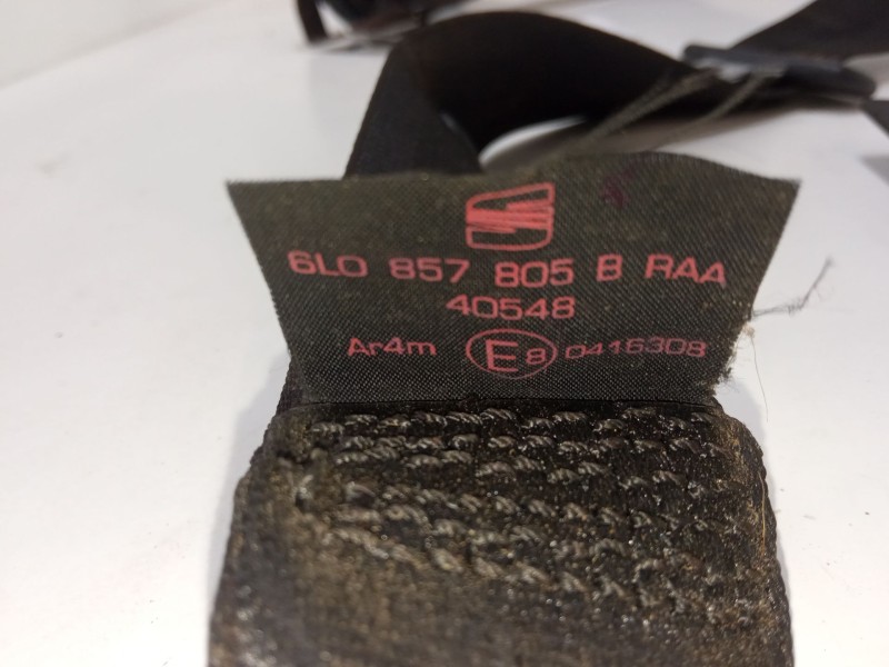 Recambio de cinturon seguridad trasero izquierdo para seat ibiza iii (6l1) 2.0 referencia OEM IAM 6L0857805B  
