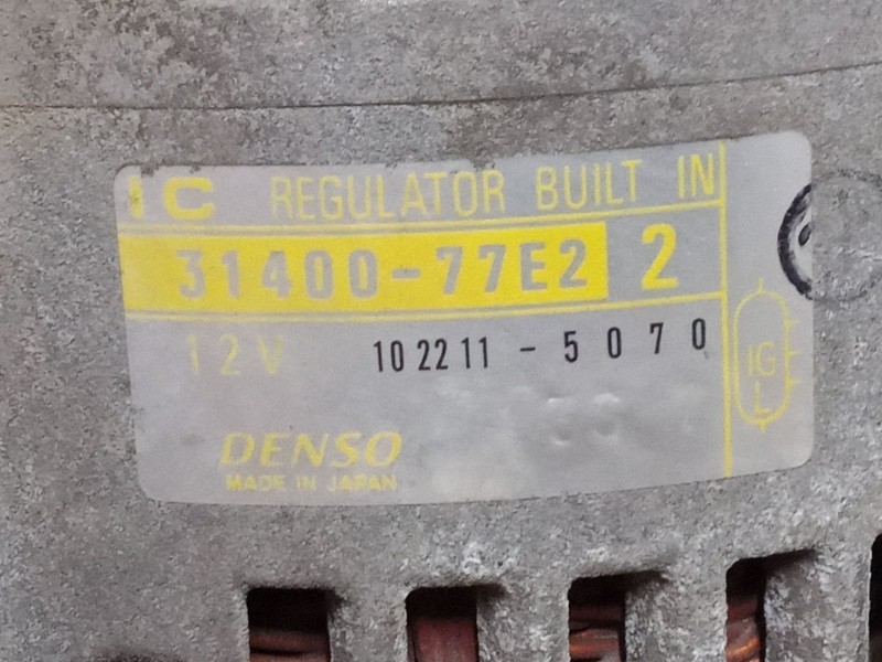 Recambio de alternador para suzuki vitara cabrio (et, ta) 2.0 16v (ta51, sv420) referencia OEM IAM 3140077E2  