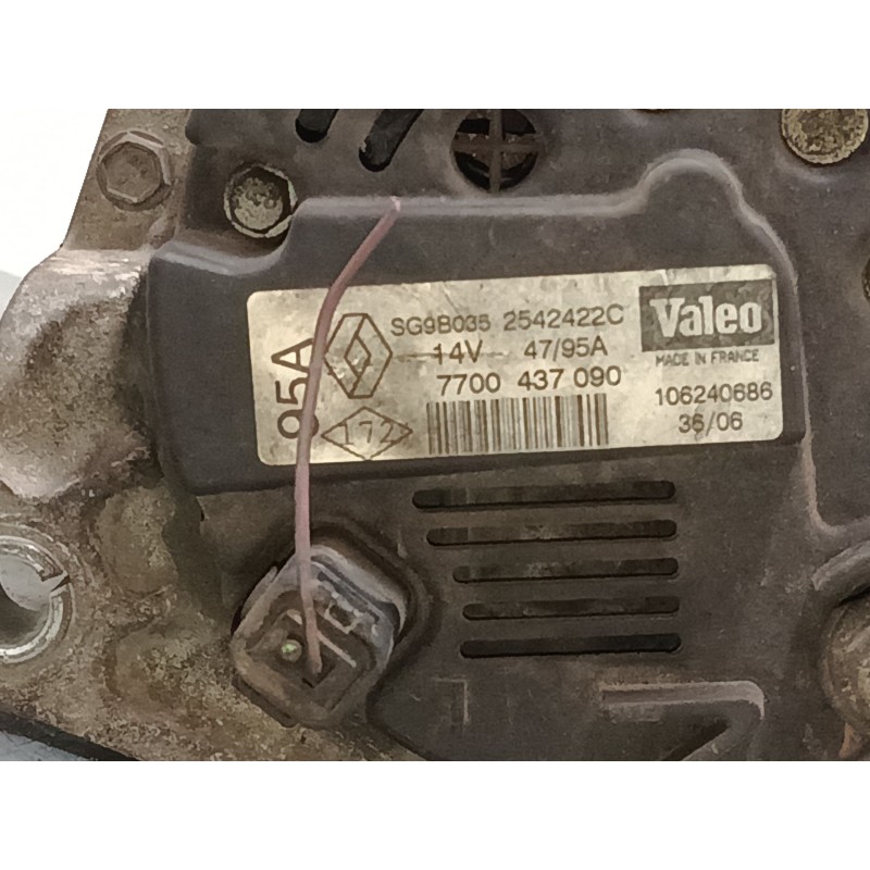 Recambio de alternador para renault clio ii (bb_, cb_) 1.2 16v (bb05, bb0w, bb11, bb27, bb2t, bb2u, bb2v, cb05,... referencia OE