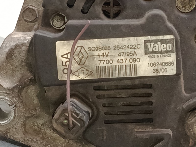 Recambio de alternador para renault clio ii (bb_, cb_) 1.2 16v (bb05, bb0w, bb11, bb27, bb2t, bb2u, bb2v, cb05,... referencia OE