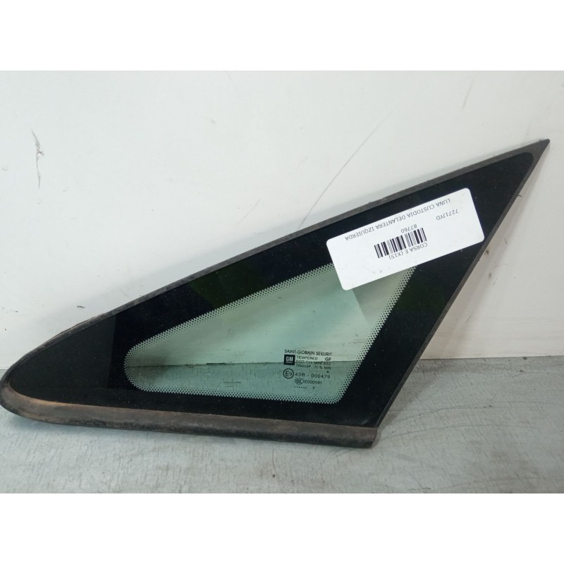 Recambio de luna custodia delantera izquierda para opel corsa e (x15) 1.4 (08, 68) referencia OEM IAM   