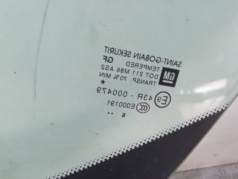 Recambio de luna custodia trasera derecha para opel corsa e (x15) 1.4 (08, 68) referencia OEM IAM   