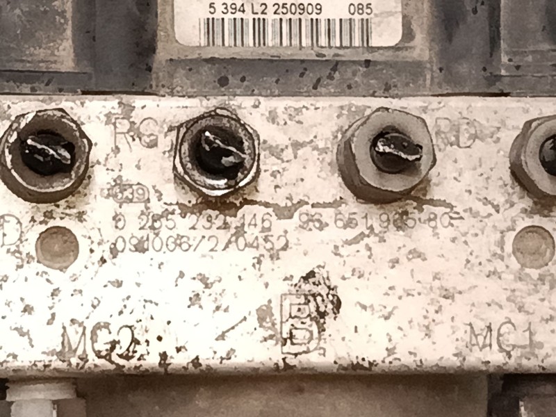 Recambio de abs para citroën xsara picasso (n68) 1.6 hdi referencia OEM IAM 9665196580 0265800738 0265232146