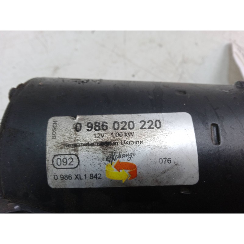 Recambio de motor arranque para audi a3 (8p1) 1.6 referencia OEM IAM 0986020220  