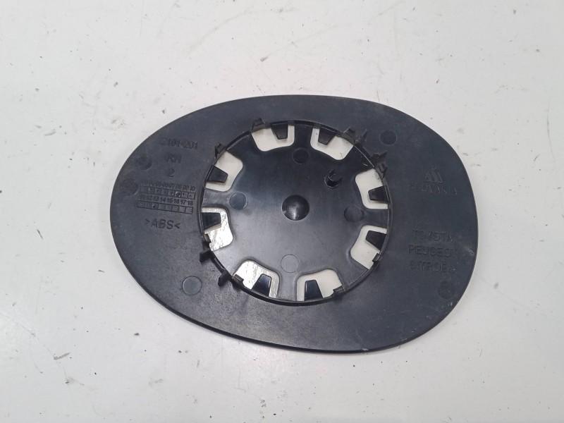 Recambio de cristal retrovisor derecho para peugeot 107 (pm_, pn_) 1.0 referencia OEM IAM   