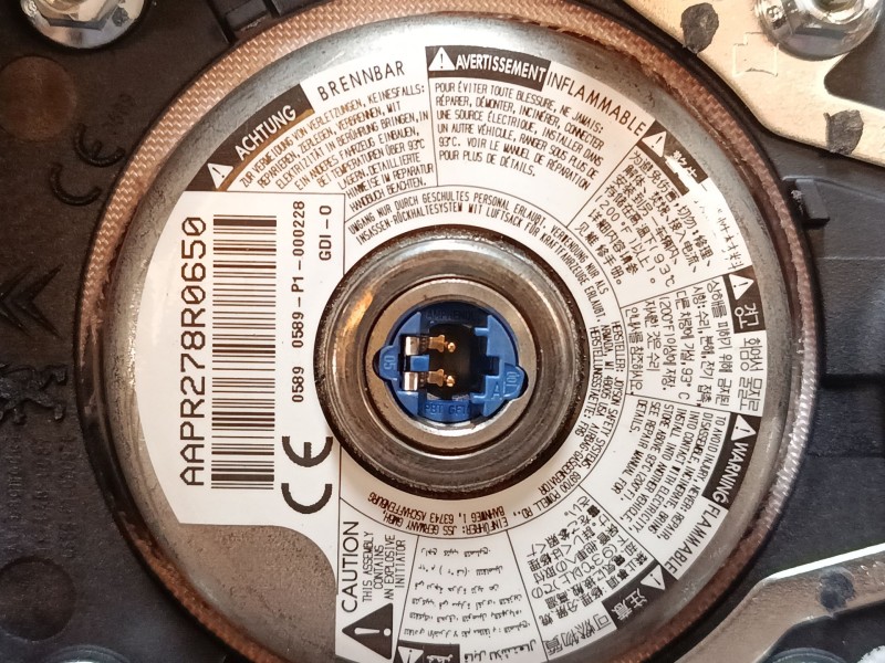 Recambio de airbag volante para citroën c3 pluriel (hb_) 1.6 referencia OEM IAM 16719697ZD  3104993P96AJ