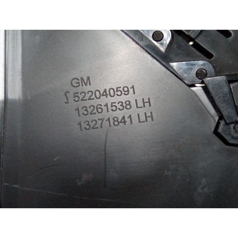 Recambio de aireador central izquierdo para opel astra j (p10) 2.0 cdti (68) referencia OEM IAM 522040591  13303925