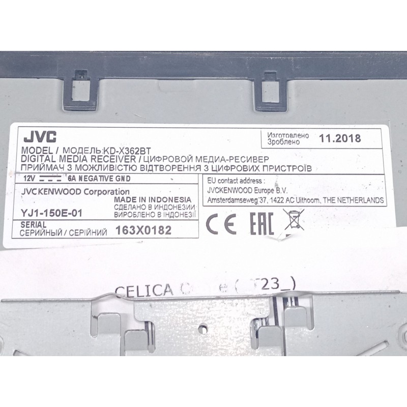 Recambio de radio bt para toyota celica coupé (_t23_) 1.8 16v vt-i (zzt230_) referencia OEM IAM yj115001  