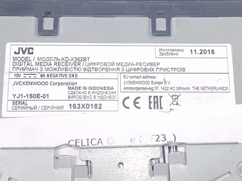 Recambio de radio bt para toyota celica coupé (_t23_) 1.8 16v vt-i (zzt230_) referencia OEM IAM yj115001  