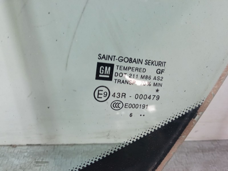 Recambio de luna custodia trasera izquierda para opel corsa e (x15) 1.4 (08, 68) referencia OEM IAM 43r000479  