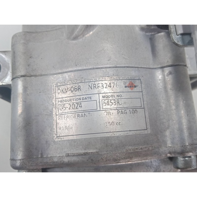 Recambio de compresor a/a para peugeot 107 (pm_, pn_) 1.0 referencia OEM IAM dkv06r  NRF 32476