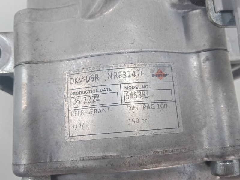 Recambio de compresor a/a para peugeot 107 (pm_, pn_) 1.0 referencia OEM IAM dkv06r  NRF 32476