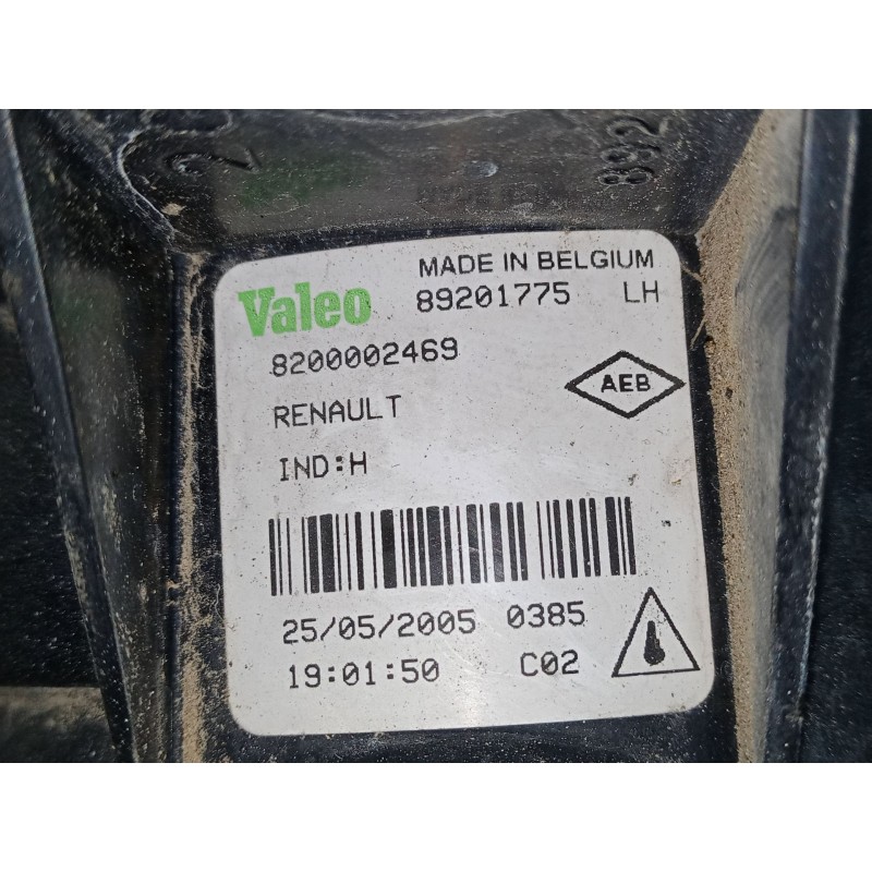 Recambio de faro antiniebla izquierdo para renault espace iv (jk0/1_) 2.2 dci (jk0h) referencia OEM IAM 8200002469  