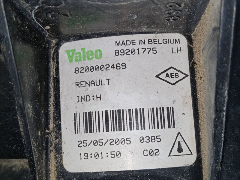 Recambio de faro antiniebla izquierdo para renault espace iv (jk0/1_) 2.2 dci (jk0h) referencia OEM IAM 8200002469  