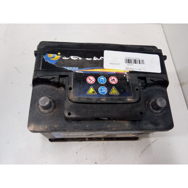Recambio de bateria 55 ah para opel corsa b (s93) 1.0 i 12v (f08, f68, m68) referencia OEM IAM   