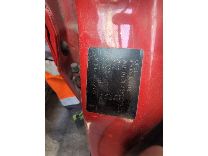 opel zafira a monospace (t98) del año 2005