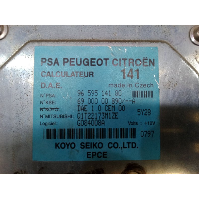Recambio de centralita direccion asistida para citroën c3 i (fc_, fn_) 1.1 i referencia OEM IAM 9659514180 Q1T22173M1ZE 69000008