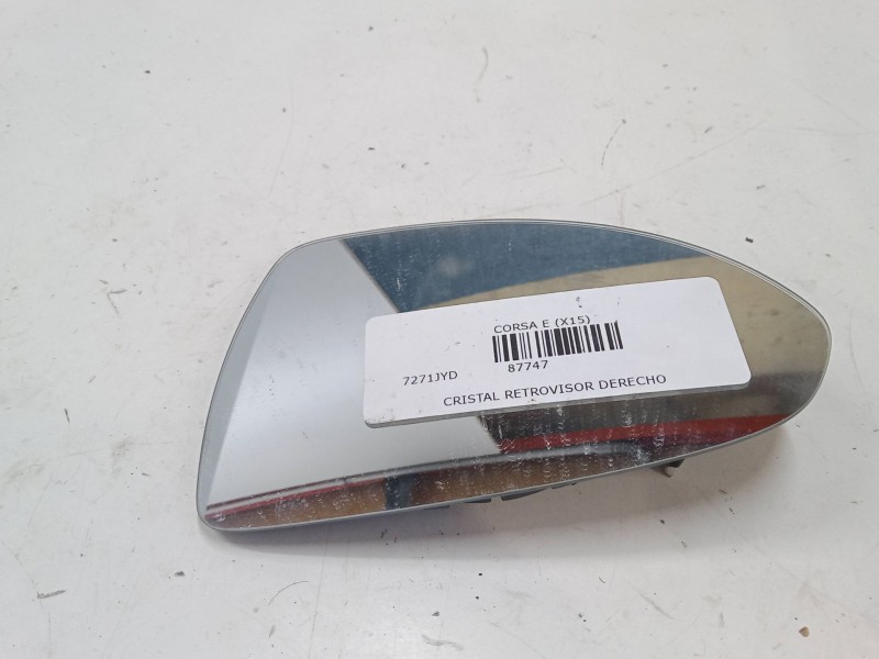 Recambio de cristal retrovisor derecho para opel corsa e (x15) 1.4 (08, 68) referencia OEM IAM   